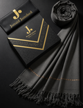 J. PREMIUM WHOOL SHAWL|U.U 128|DRAK GREY