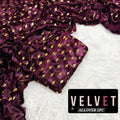FANCY DESIGN VALVET 2PC (MEHROON)