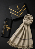 J. PREMIUM WHOOL SHAWL|U.U 845|BIEGE