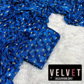 FANSY DESIGN VALVET 2PC (ROYAL BLU)