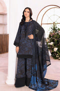 AFSANAH APPLIC WORK LINEN UNSTICH 3pc (WA-823)