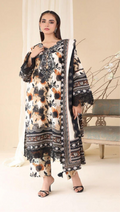 SHANAYA KHADDER UNSTICH 3pc(WA-812)