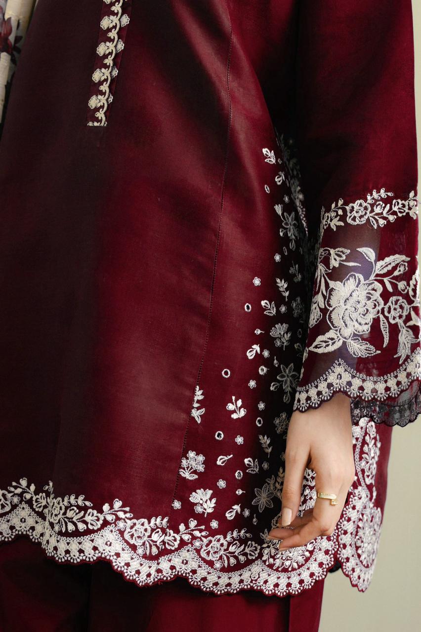 COCO BY ZARA SHAHJAHAN EMBROIDERD LAWN UNSTICHED 3PC (WA-430)
