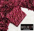 FANSY DESIGN VALVET 2PC (REDISH)