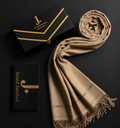J. PREMIUM WHOOL SHAWL|U.U 457|CAMEL