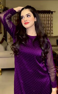 FANCY SHESHA SILK 2PC [PURPAL]