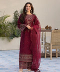 QALAMKAR| EMBROIDERD LAWN UNSTICHED 3PC (WA-530)