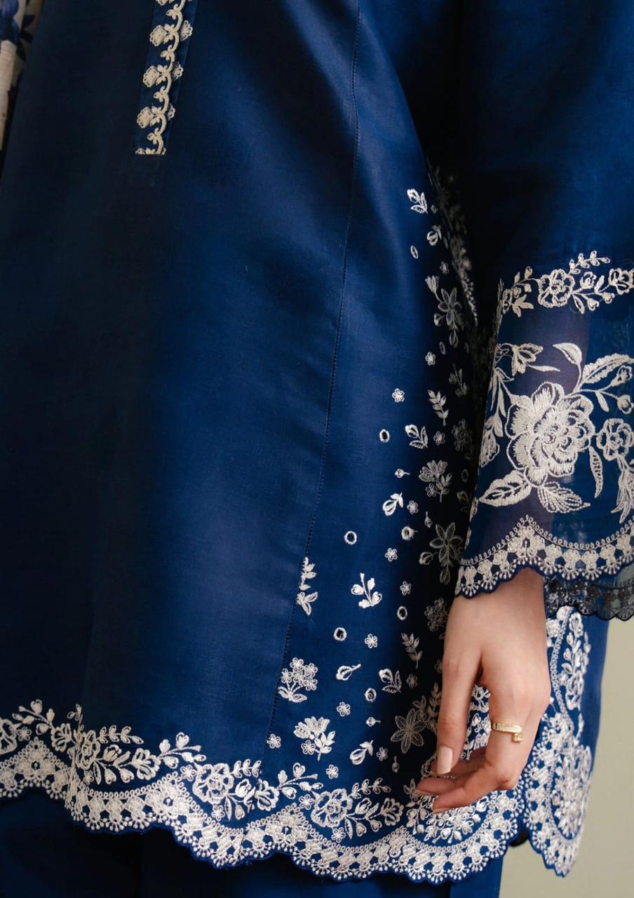 COCO BY ZARA SHAHJAHAN EMBROIDERD LAWN UNSTICHED 3PC (WA-940)