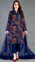 Heavy Embroidered Lawn 3pc