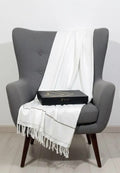J. PREMIUM MEN,S’ Shawl WITH J. BOX OFF WHITE (WA-789)