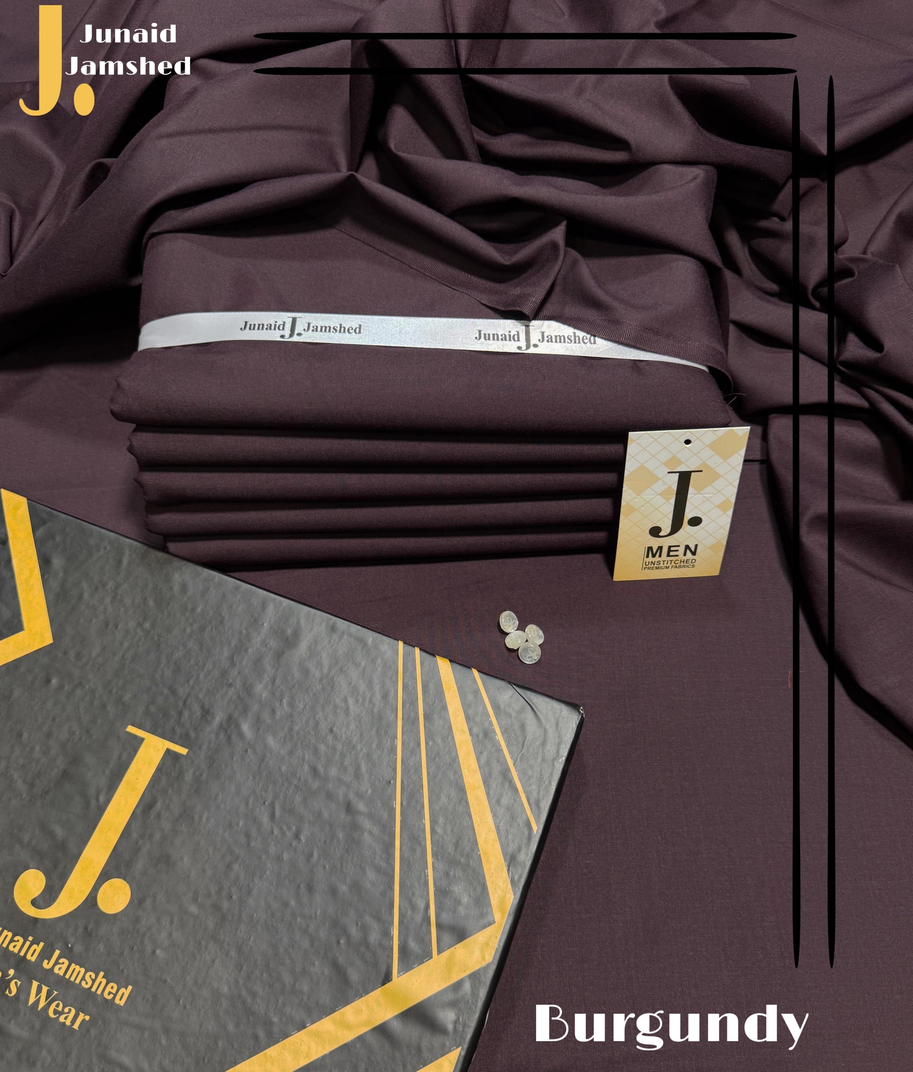 j. WOOLEN WASH&WEAR (BURGUNDY