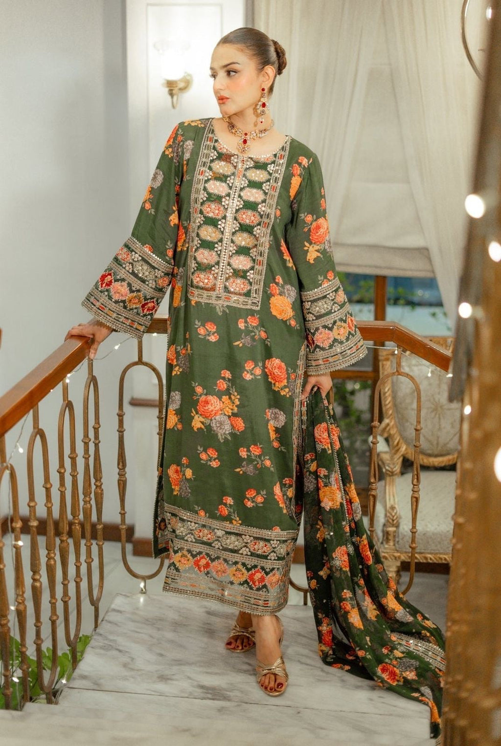 “ANEELAS” MOST DEMANDING ARTICAL LINEN UNSTICH 3PC IS NOW AVAILABLE (WA-765)