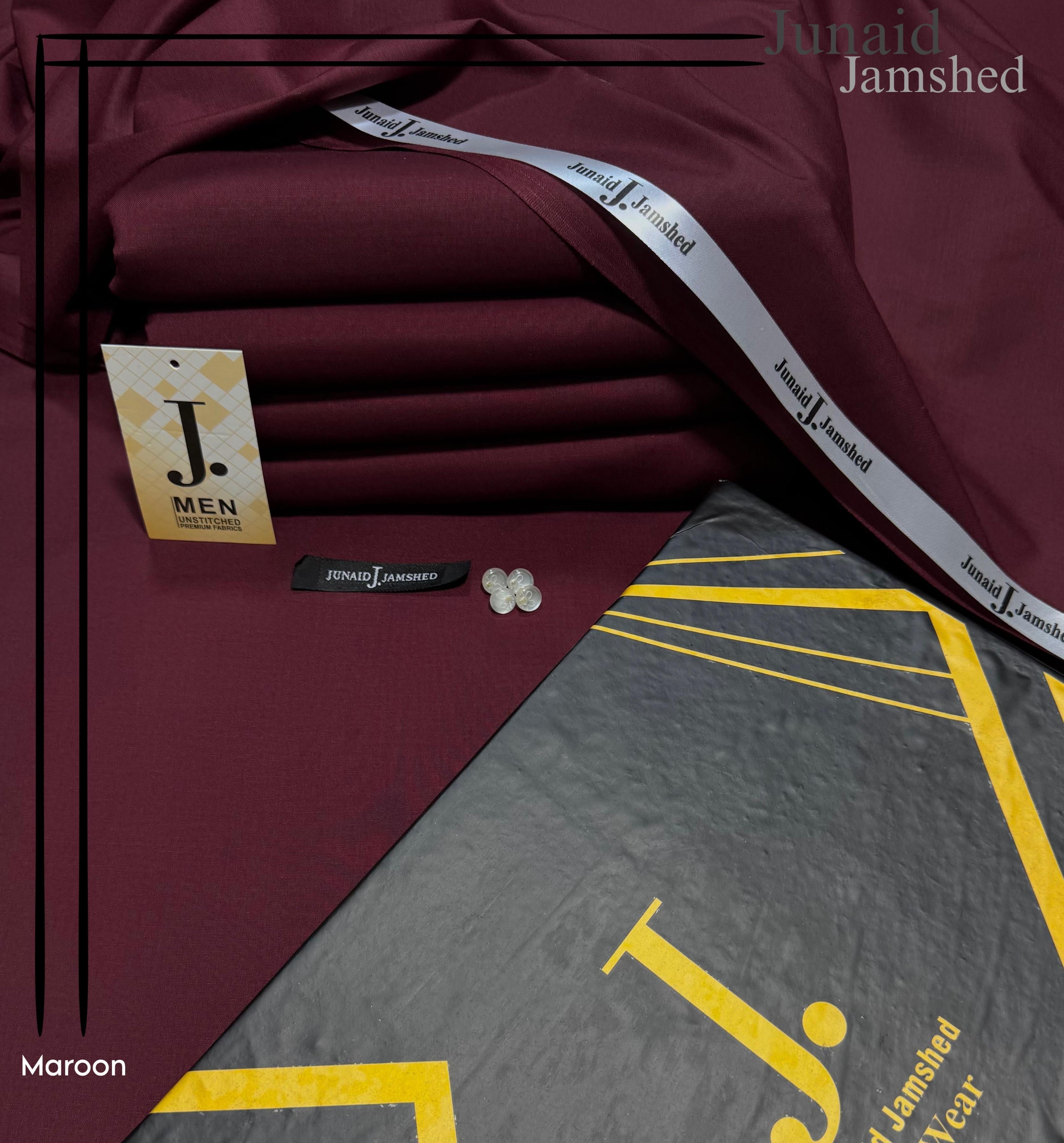 J. WOOLEN WASH&WEAR (MEHROON)