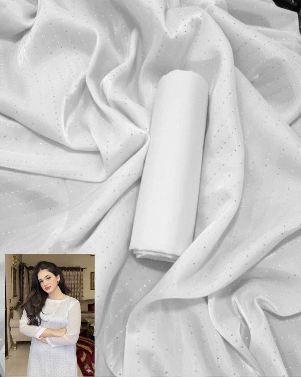 FANCY SHESHA SILK 2PC (WHITE)