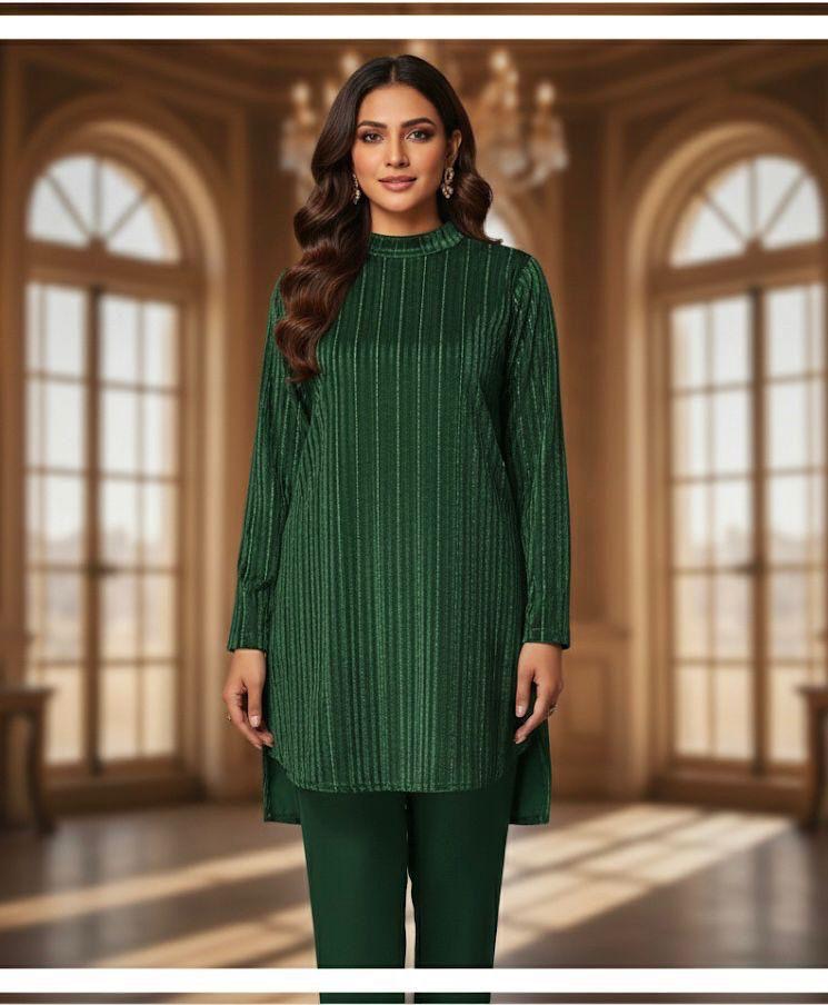 INDIAN LUREX CHAMKI VALVET 2PC (GREEN)