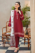ASLING DHANAK EMBROIDERD UNSTICH 3pc (WA-521)