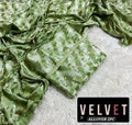 FANCY DESIGN VALVET 2PC (LIGHT GREEN)