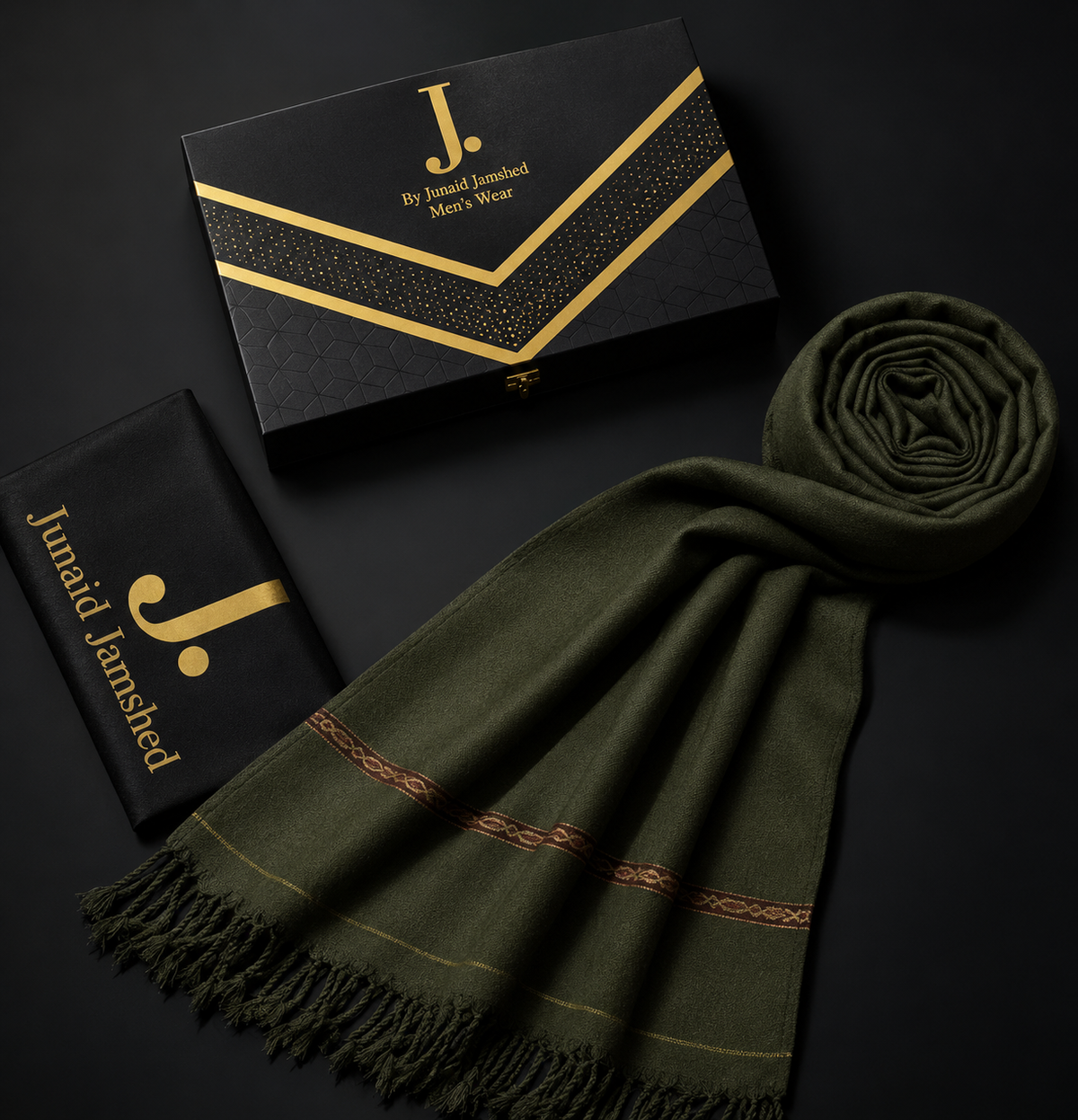 J. PREMIUM WHOOL SHAWL|U.U 275|COMANDO