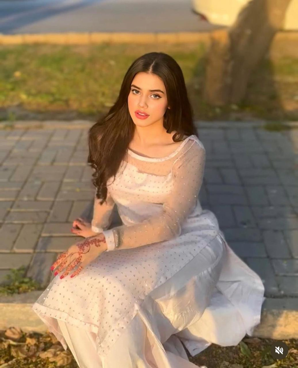 FANCY SHESHA SILK 2PC (WHITE)