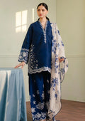COCO BY ZARA SHAHJAHAN EMBROIDERD LAWN UNSTICHED 3PC (WA-940)