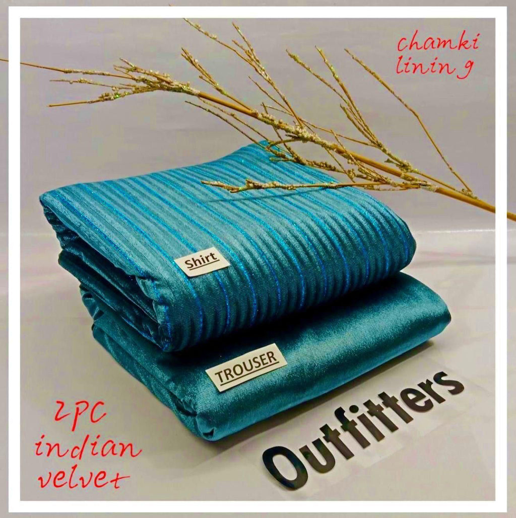 INDIAN LUREX CHAMKI VALVET 2PC (FAROZI)